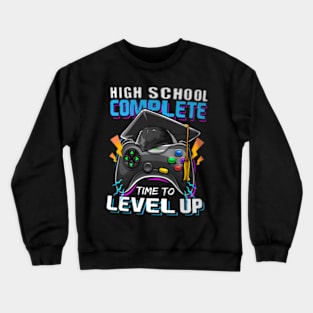 High School Complete Video Game Senior Crewneck Sweatshirt